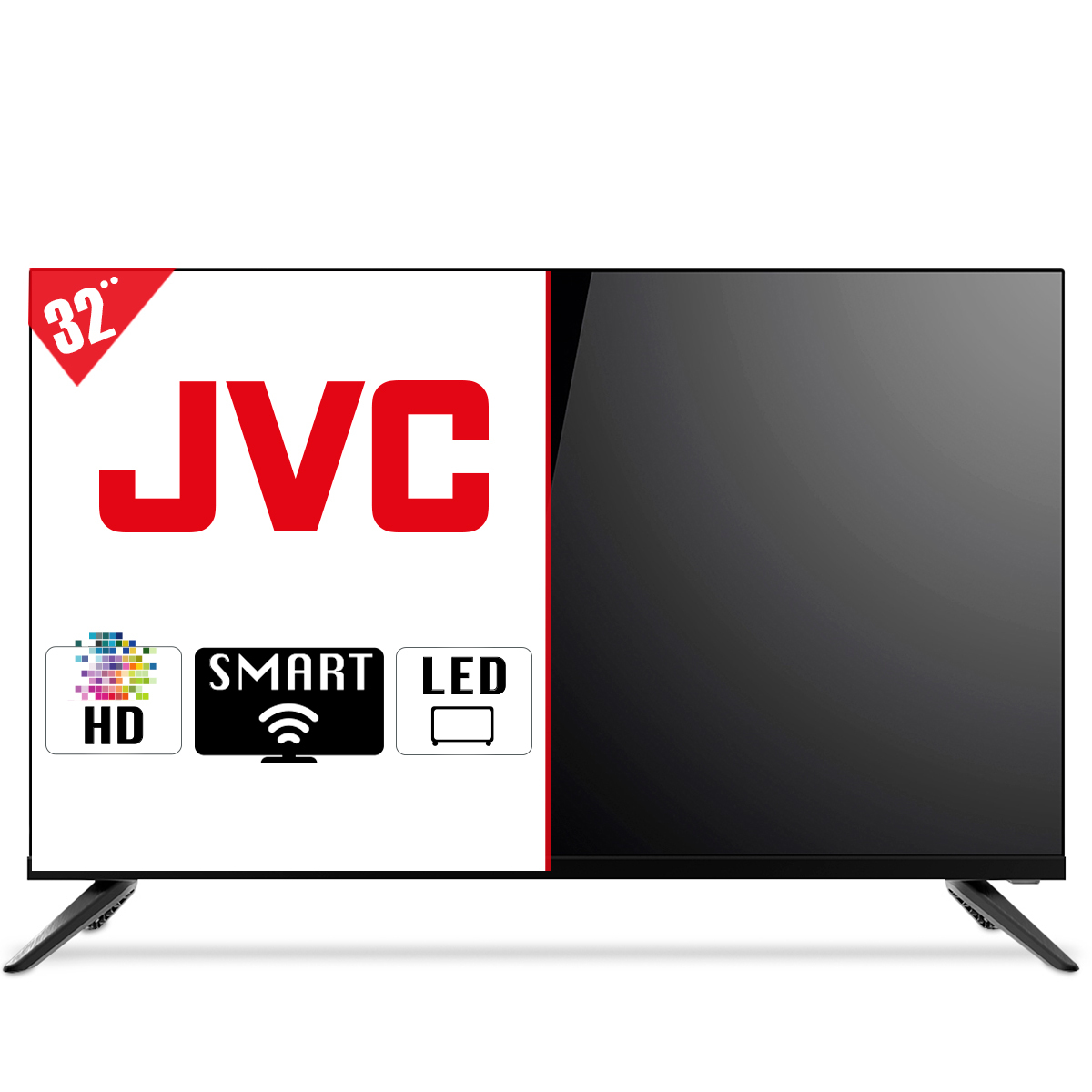 Pantalla JVC Smart SI32URF Roku TV 32 pulg. Led HD