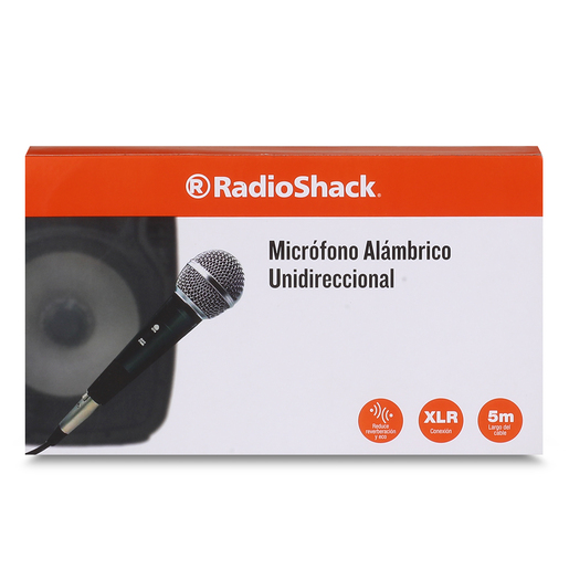 Micrófono Dinámico RadioShack FM-125 / Negro