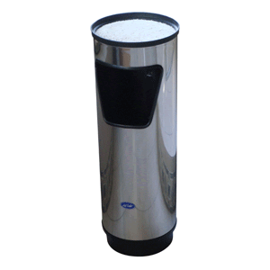 BOTE-CENICERO ART CENTER CIRCULAR (CROMO, 14 L) BOTE-CENICERO ART CENTER CIRCULAR (CROMO, 14 L)