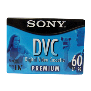 Cinta de Video Sony Mini DVC Premium DVM60PR Cinta de Video Sony Mini DVC Premium DVM60PR