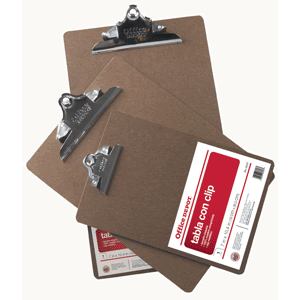 TABLA MADERA CON CLIP OFFICE DEPOT TAMANO CARTA  Tablas 