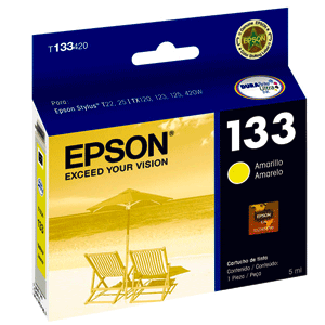 CARTUCHO DE TINTA EPSON 133 (AMARILLO)