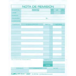 REMISION 1/4 AUTOCOPIANTE 3 PAQUETES CON 22 PIEZAS