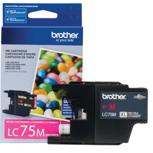 CARTUCHO DE TINTA BROTHER LC75M XL (MAGENTA)