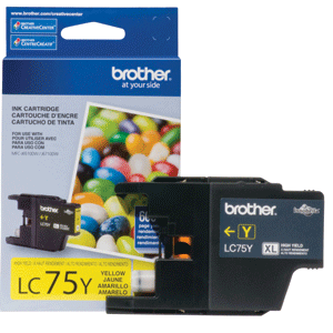 CARTUCHO DE TINTA BROTHER LC75Y XL (AMARILLO)