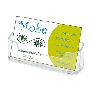 TARJETERO DE ESCRITORIO OD (PLASTICO, TRASLUCIDO)