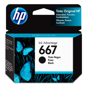 Cartucho de Tinta Hp 667 / 3YM79AL / Negro / 120 páginas / Ink Advantage