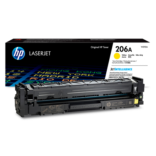 Tóner Hp 206A W2112A Amarillo 1250 páginas LaserJet Pro