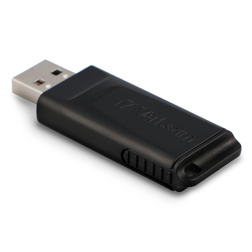 Memoria USB Verbatim Slider / 32gb / USB 2.0 / Negro