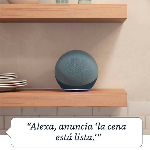 Alexa Amazon Echo 4ta Generación Azul | Office Depot Mexico