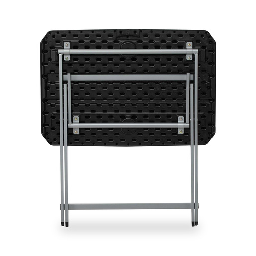 Mesa Plegable Lifetime Personal / Negro con gris / Polietileno / Metal