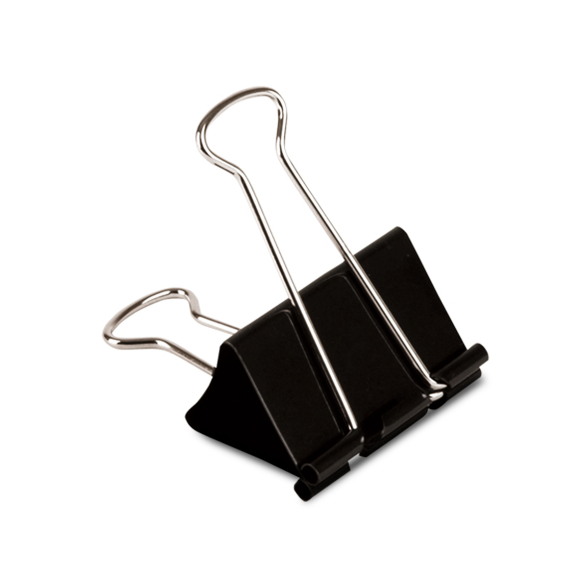 Sujetadocumentos MAE 19 mm 12 piezas Negro