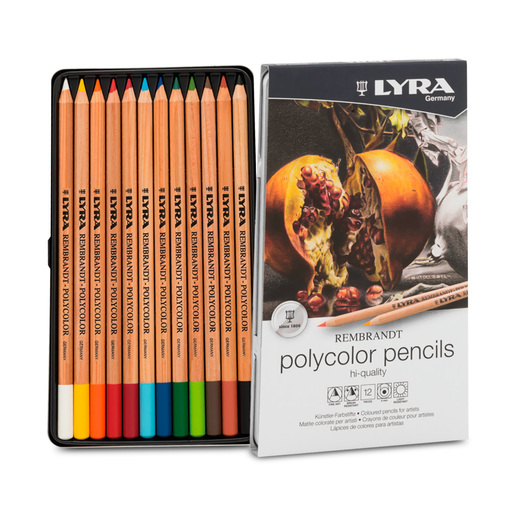 Lápices de Colores Rembrandt Polycolor Pencils / 12 piezas 
