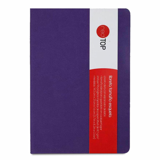 Cuaderno Forma Francesa Red Top Raya Cosido 96 hojas