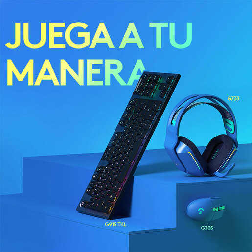 Mouse Gamer Óptico Logitech G G305 / Inalámbrico / Lightspeed USB / 12000dpi / Azul