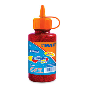 Diamantina con Pegamento Mae Rojo 60 ml Diamantina con Pegamento Mae Rojo 60 ml