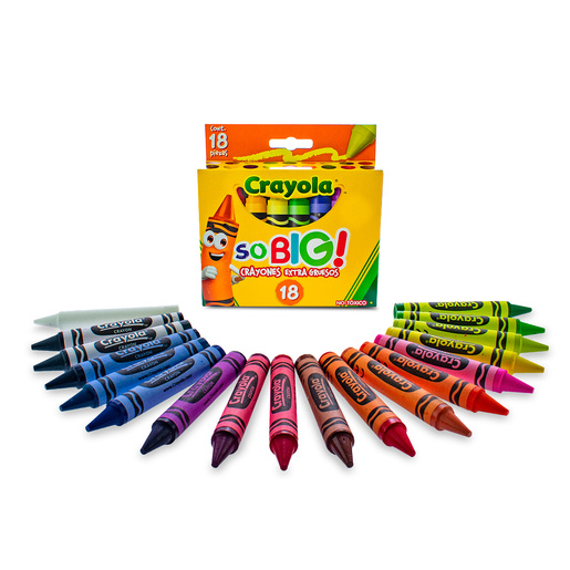 Crayones So Big Crayola Colores 18 piezas
