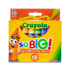 Crayones So Big Crayola Colores 18 piezas