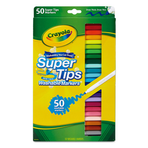 Marcadores Crayola Super Tips / 50 piezas