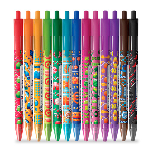 EYEYE 8 plumas estilográficas desechables de colores para escribir, 8  colores surtidos, punta extrafina, juego clásico colorido