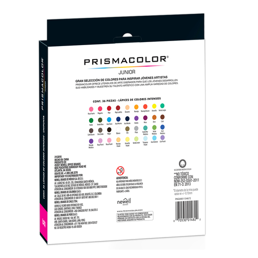 Lápices de Colores Redondos Prismacolor Junior Intensos / 36 piezas