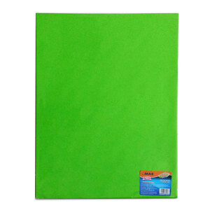 Foamy Cartulina Lavable MAE / Verde claro / 3 piezas