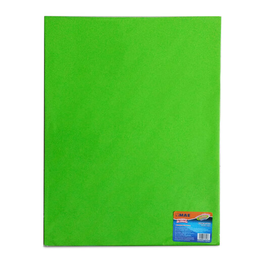 Foamy Cartulina Lavable MAE / Verde claro / 3 piezas