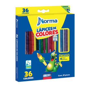 Lápices de Colores Norma 37 piezas Lápices de Colores Norma 37 piezas