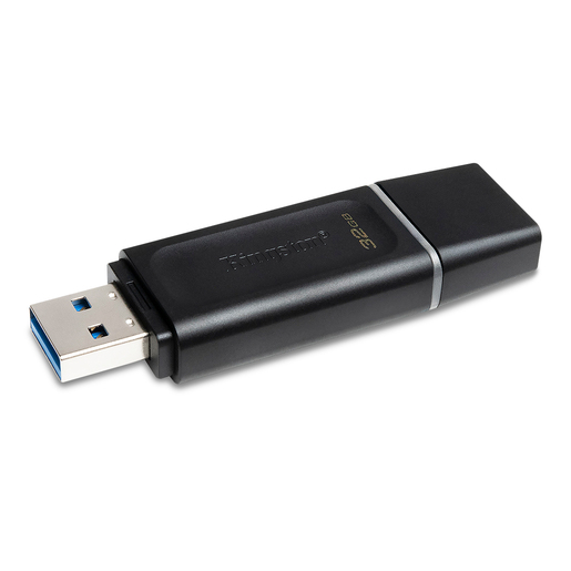 Memoria USB Kingston DataTraveler Exodia / 32gb / USB 3.2 / Negro