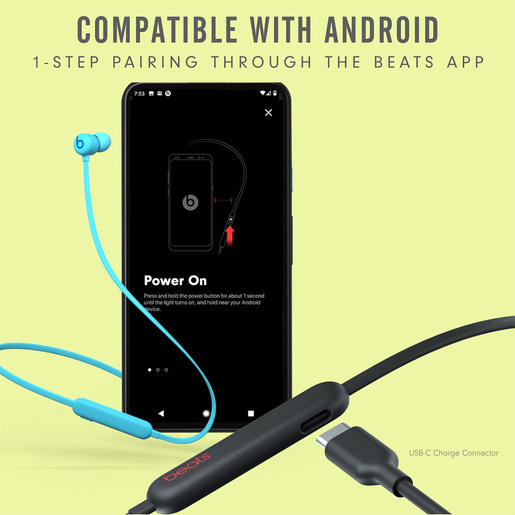Audífonos Bluetooth Inalámbricos Apple Beats Flex MYMG2BE/A / In ear / Neckband Flex-Form / Azul