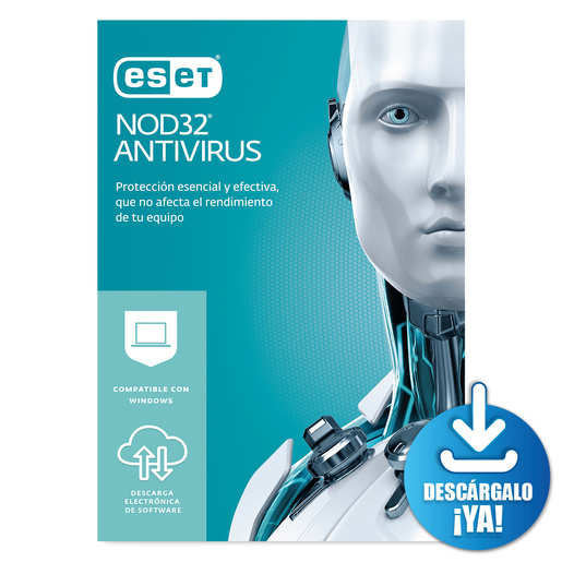 Antivirus ESET Nod32 Descargable / Licencia 1 año / 4 dispositivos / PC / Laptop