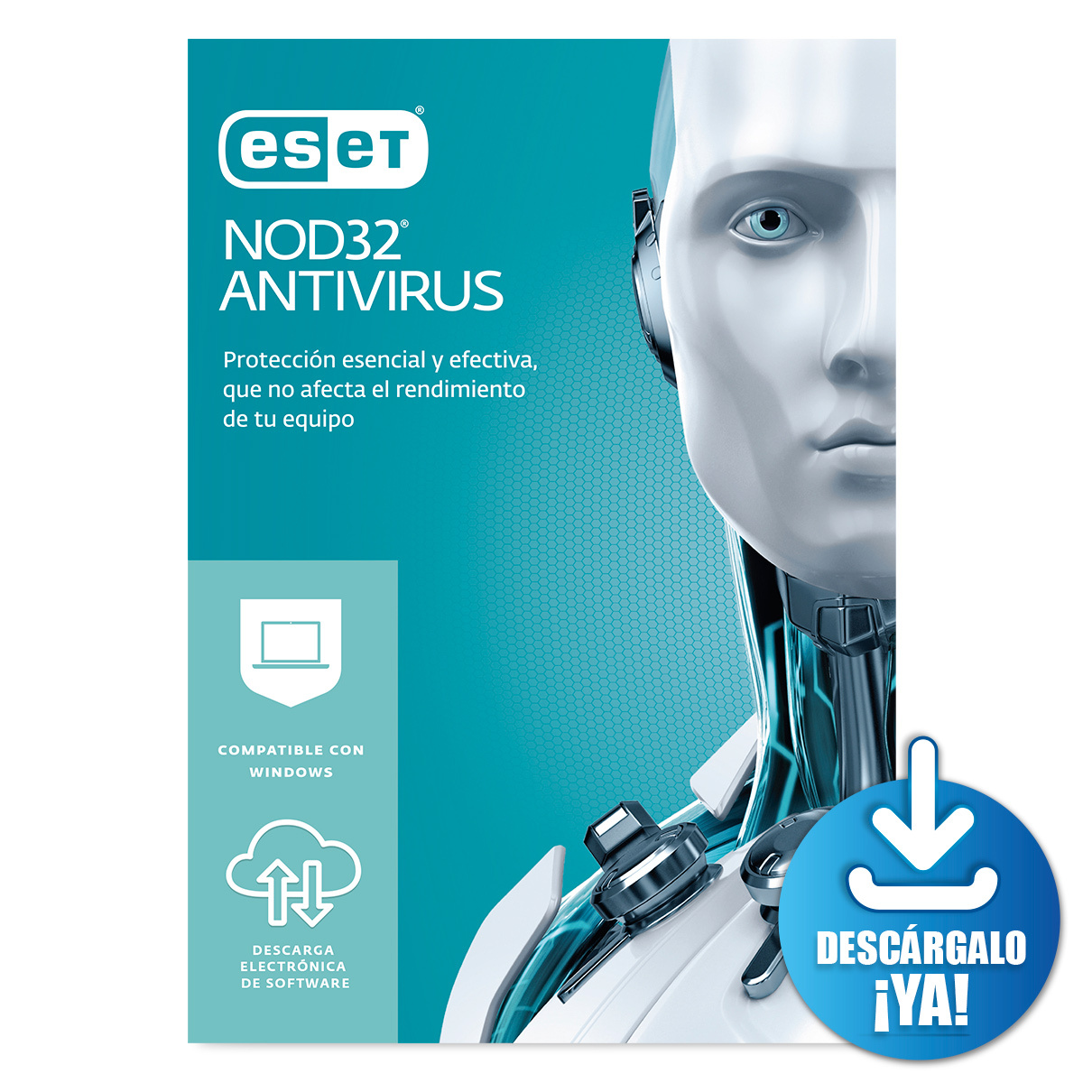 Antivirus ESET Nod32 Descargable / Licencia 2 años / 1 dispositivo / PC / Laptop