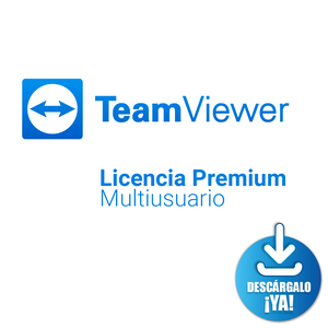 TeamViewer Premium Licencia 1 año 1 usuario PC/Laptop/Mac/Dispositivos Móviles Descargable
