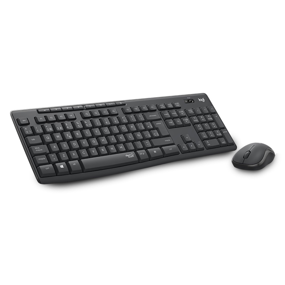 Teclado y Mouse Inalámbrico Logitech MK295 USB Windows Chrome OS Estándar  Inglés Negro | Office Depot Mexico