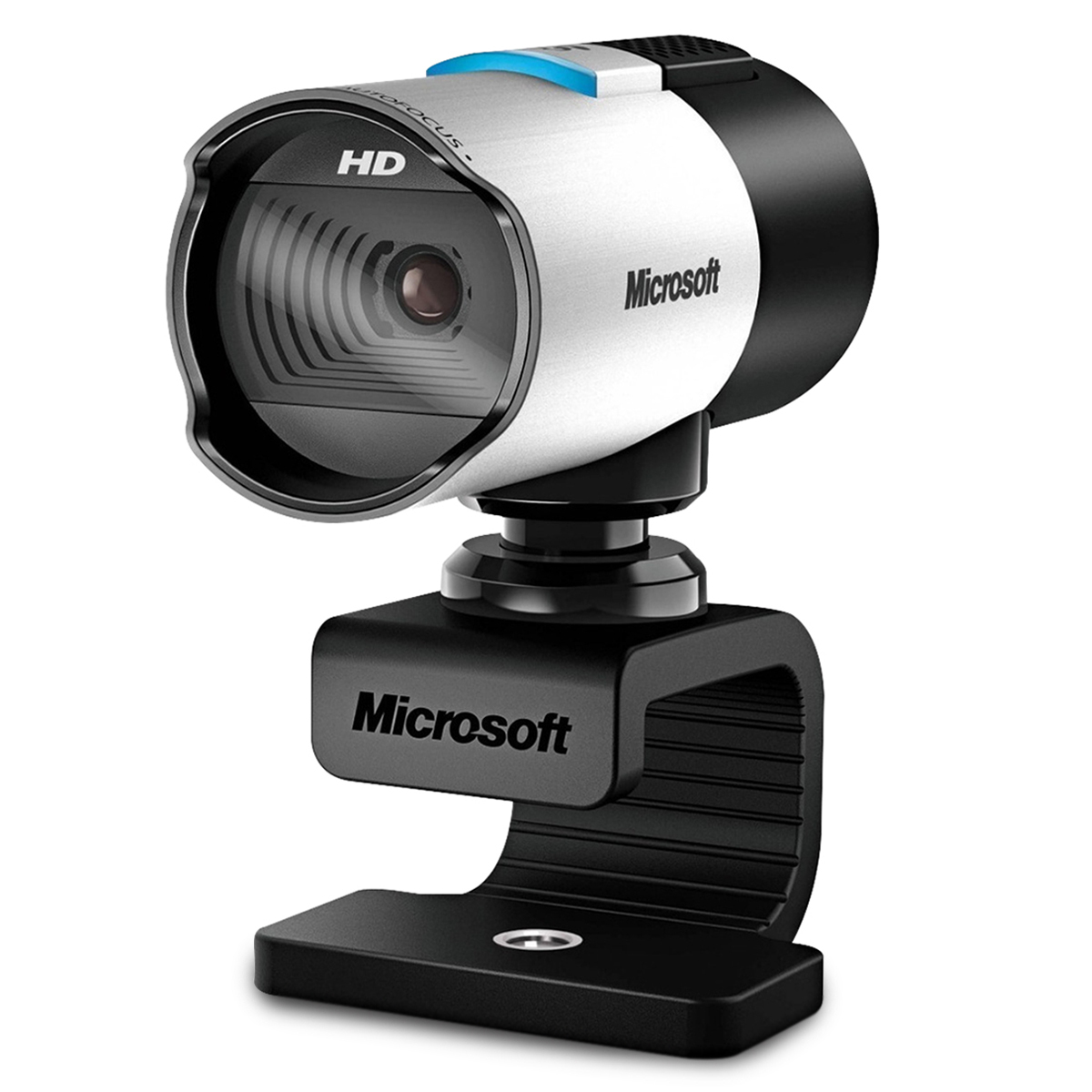 Cámara Web Microsoft LifeCam Studio HD Windows MacOS Negro con gris