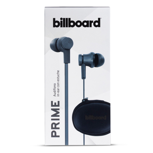 Audífonos Billboard Prime / In ear / Plug 3.5 mm / Gris