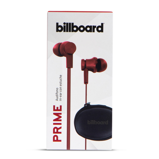 Audífonos Billboard Prime / In ear / Plug 3.5 mm / Vino
