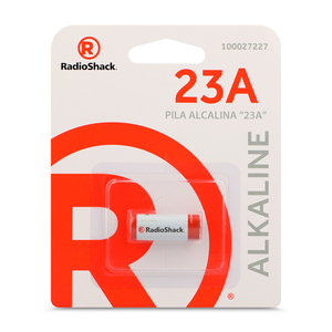 Pila Alcalina 23A 12V RadioShack 71057 / Paquete 1 pieza