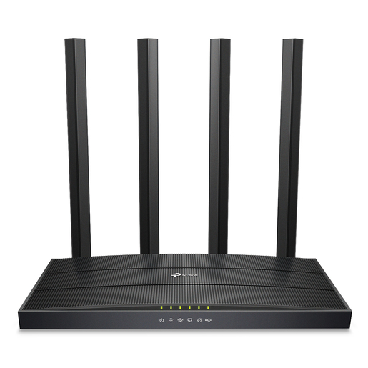Router Inalámbrico WiFi Mesh TP-Link Archer C6 AC1200 / 5 Gigabit Ethernet / Banda doble / 1167 Mbps