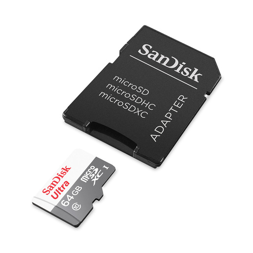 Memoria Micro SD con Adaptador Sandisk Ultra / 64gb / SDHC / UHS-I / Clase 10