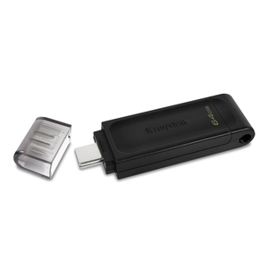 Memoria USB Kingston DataTraveler 70 / 64gb / USB-C / Negro
