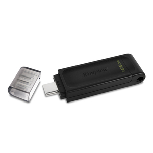 Memoria USB Kingston DataTraveler 70 / 128gb / USB-C / Negro