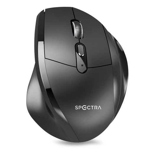 Mouse Inalámbrico Spectra RF601 / Nano receptor USB / Negro / PC / Laptop