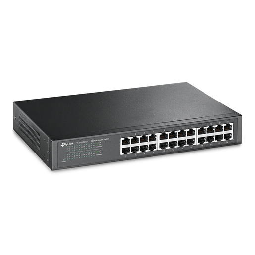 Switch Gigabit Ethernet TP-Link TL-SG1024D / 24 puertos / Negro