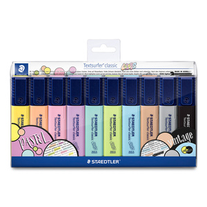 Marcatextos Textsurfer Classic Staedtler Colores 10 piezas