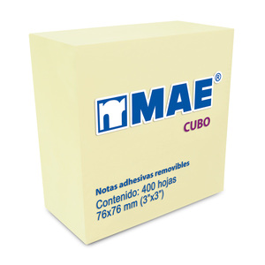 Notas Adhesivas MAE 21072 76 x 76 mm  Notas Adhesivas MAE 21072 76 x 76 mm