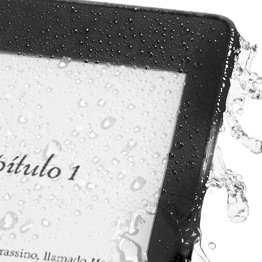 eBook  Kindle Paperwhite (10ª generación), 6, Luz, 300ppp, 8GB, Wi-Fi,  Impermeable, Negro