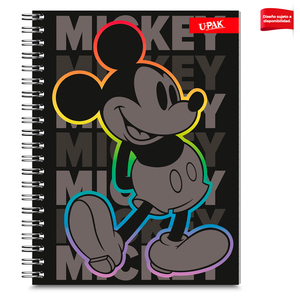 Cuaderno Profesional Upak Gladiador Mickey and Minnie Cuadro Chico 100 hojas
