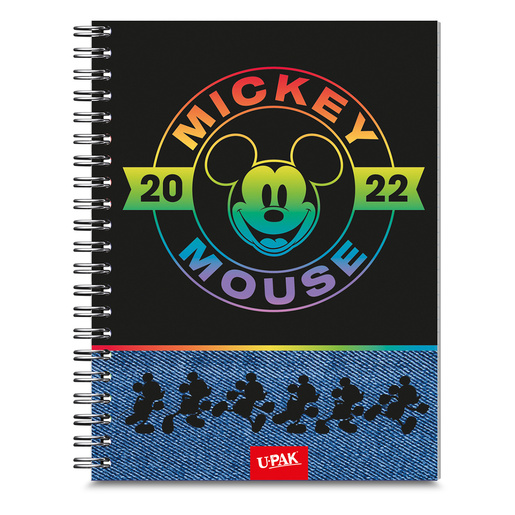 Cuaderno Profesional Upak Gladiador Mickey and Minnie Cuadro Grande 100 hojas