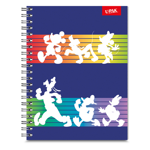 Cuaderno Profesional UPak Disney por Siempre Cuadro Grande 100 hojas